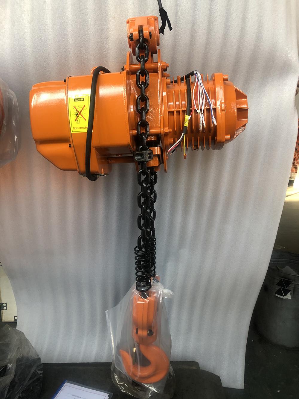 China Factory High Quality 0.3t to 100t 3 Phases or 1 Phase 380V or 220V Portable Crane Electric Chain Pulley Block and Electric Chain Hoist