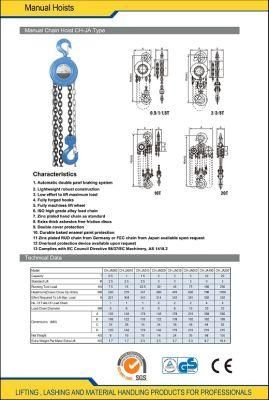 Used Manual Chain Hoist 0.5 Ton to 20 Ton