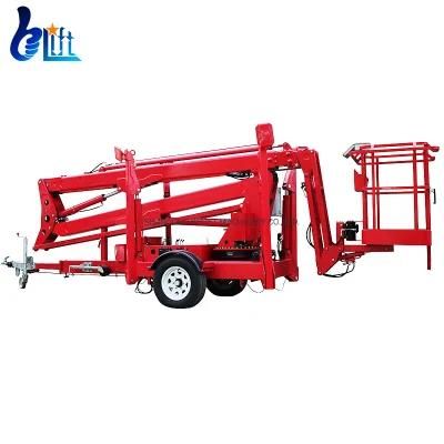 10m-24m Towable Lifting Platform Cherry Picker Towable Boom Lift