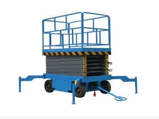 10 20m Skylift Movable Electric Table Scissor Lift with Tyres