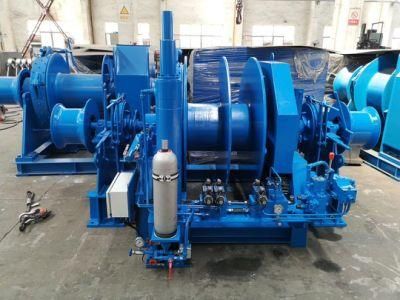 65t Hydraulic Towing Winch with ABS/BV/CCS Certificate