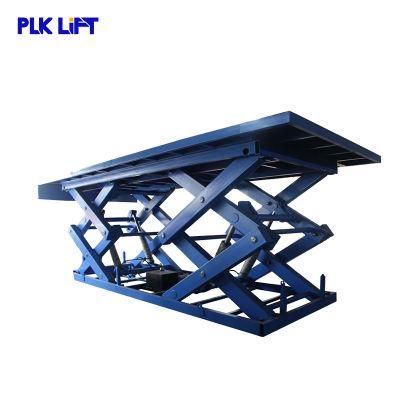 1m 3m Movable Scissor Lift Table Hydraulic Material Cargo Lift
