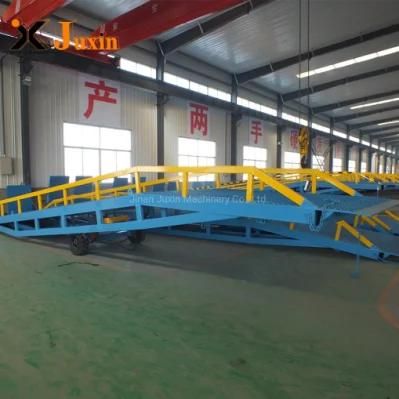 Hydraulic Heavy Loading Capacity Mobile Forklift Container Dock Ramp with Ce Certification