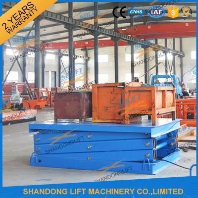 3t 3.6m Stationary Scissor Vertical Goods Lift Platform