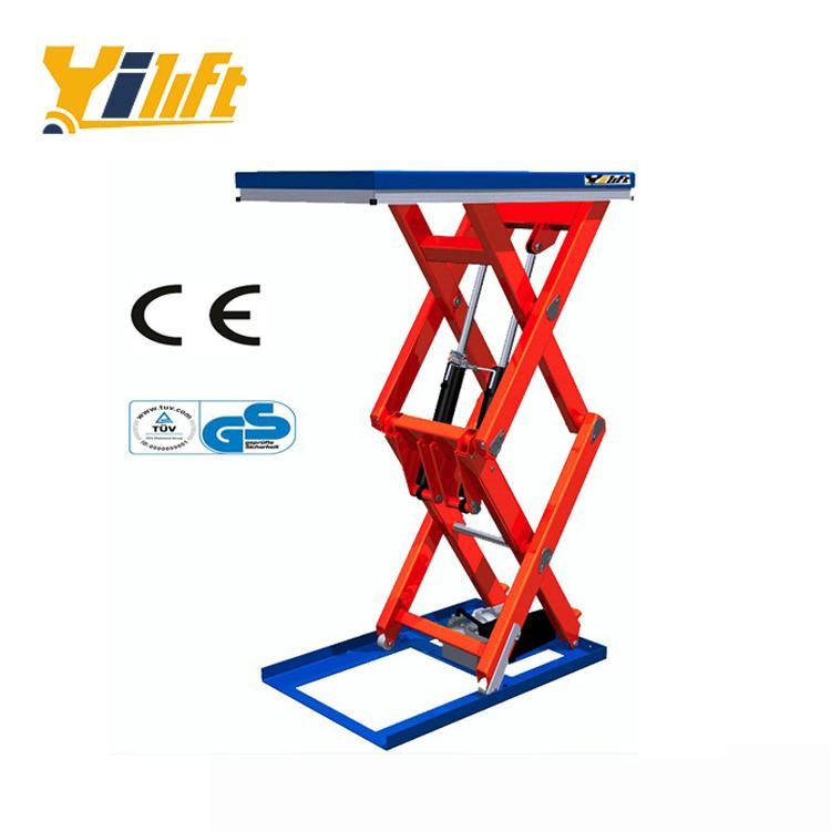 Heavy Duty Stationary Electric Hydraulic Double Scissors in-Ground 4 Ton Scissor Lift Table