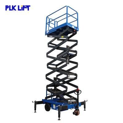 Full Electric Hydraulic 1000kg Mobile Scissor Lift Working Platform