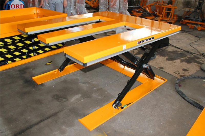CE Certified Hydraulic E-Shape Electric Scissor Lift Table Fixed Lifting Platform