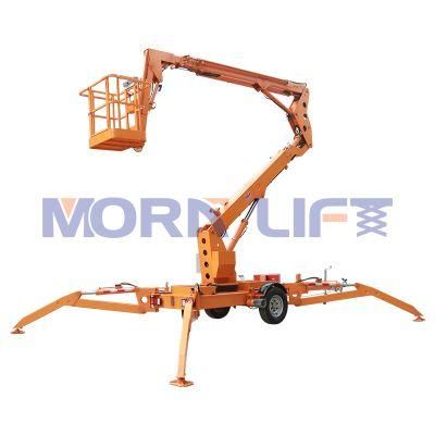 10m Morn China 16m Trailer Working Aerial Mounted Boom Lift with CE New