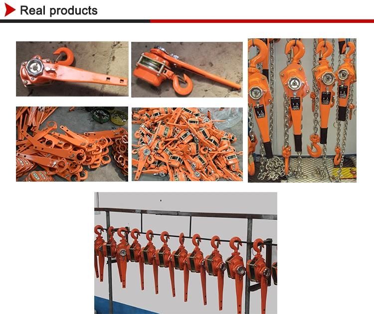 Va-Hand Ratchet Wheel Chain Hoist Lever Puller Block
