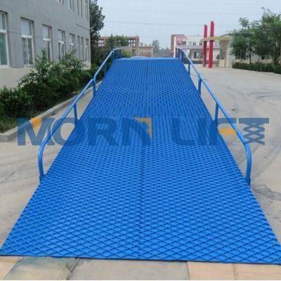 ISO 9001 Approved 10t Morn CE, Hydraulic Loading Mobile Dock Ramp