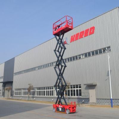 Ipaf Member Mini Small 230kg Load Capacity Mewps Awp 20FT 6m Scissor Lift Elevating Work Platform for Indoor Building