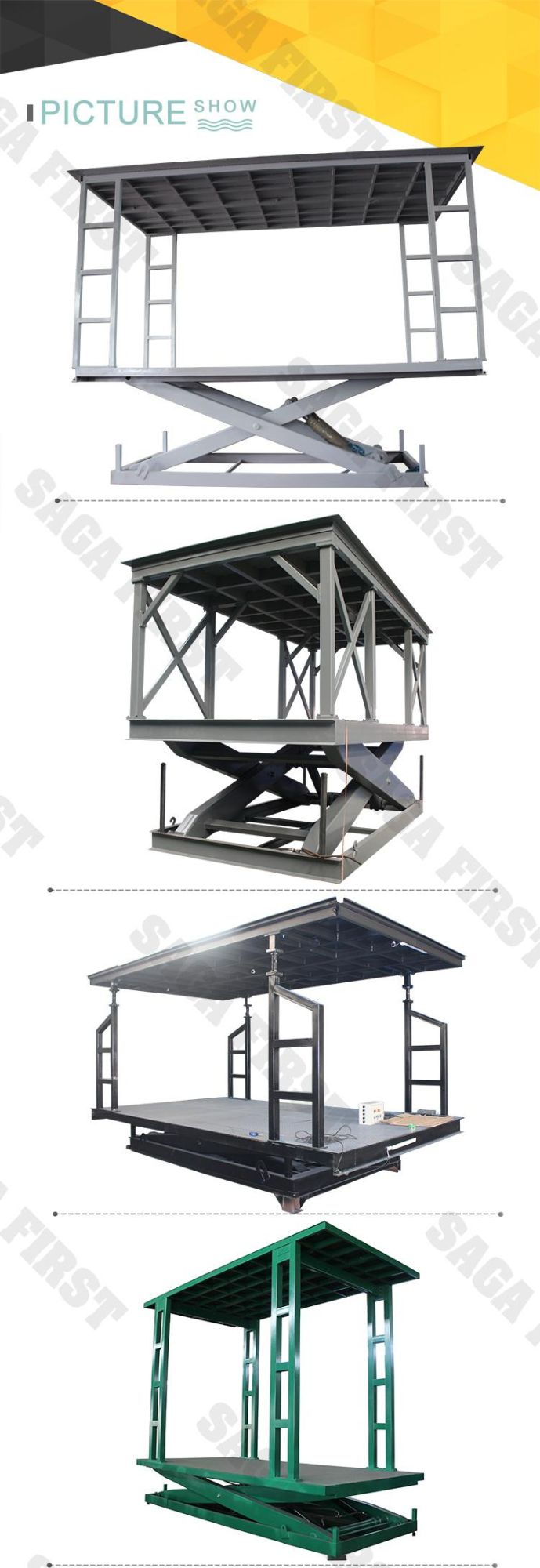 4ton 5ton 6ton Hydraulic Electric Car Scissor Lift Table