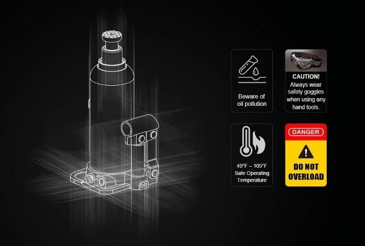 Mini Car Jack Small Lift 5 Ton Hydraulic Bottle Jack