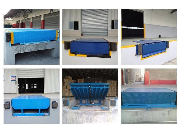 Automatic Adjustable Stationary Fixed Hydraulic Loading Truck Container Hinged Lip Pit Dock Leveler for Warehouse Loading Bay