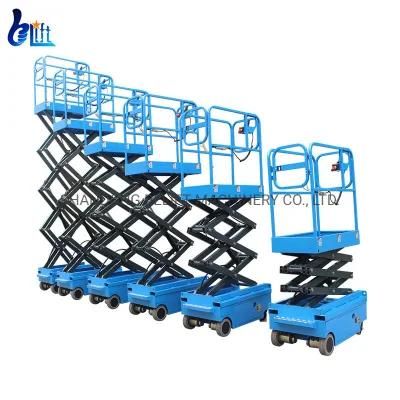 Low Level Access Mini Small Self Propelled Warehouse Electric Scissor Lift