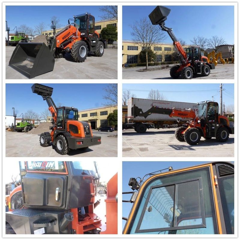 High Quality China Telescopic Loader (HQ920T) with High Position Work Platform