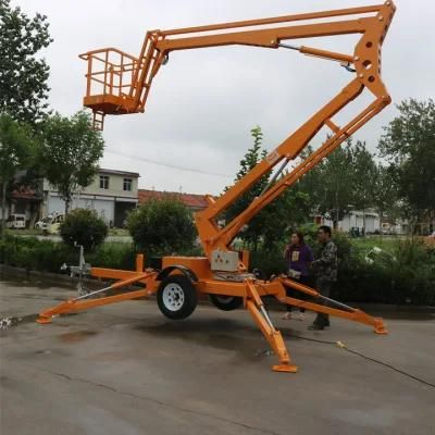 Morn AC &amp; Diesel Power Aerial Work Mounted Hydraulic Trailer Boom Lift