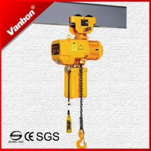 2ton with Manual Trolley China Chain and Chint Contactor Electric Chain Hoist