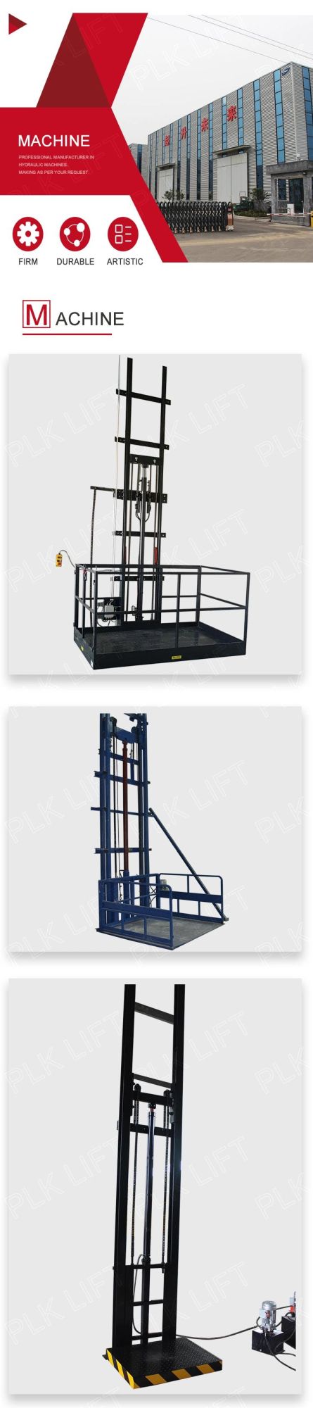 Hot Sale Ce Certified Electric Goods Hoist Lift