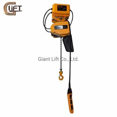 0.3-10 Tons Heavy Duty High Quality Electric Chain Hoist with Trolley Giant Lift Chain Block (HHBD-II-T-Series)