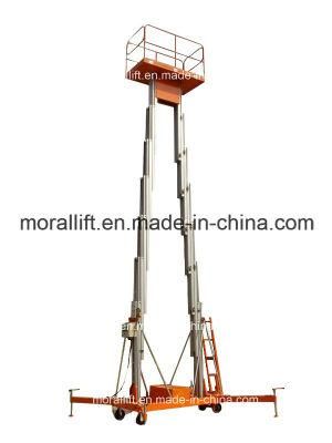 Mobile telescoping hydraulic aluminum alloy work lift