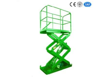 6t Load Fixed Scissor Lift with Ce Certificate