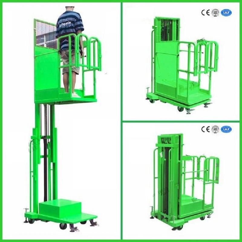 0.2t Load Semi Electric Aerial Order Picker with Lifting Height 4500mm