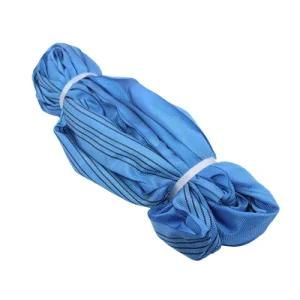 Round Webbing Lifting Slings with Blue Color 8tons