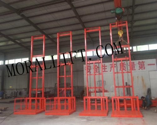 3000kg Vertical Hydraulic Cargo Lift with Protective Net