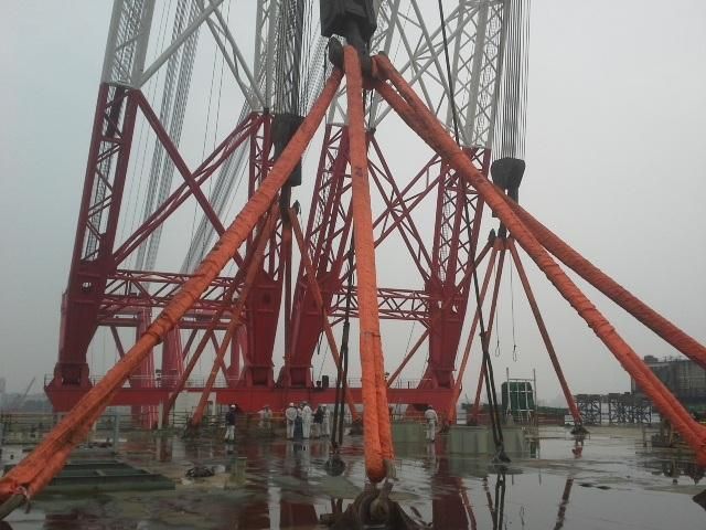 Wholesale 6t 8t 10t 12t Safety Factor 7: 1 Crane Lift Webbing Sling OEM ODM Factory
