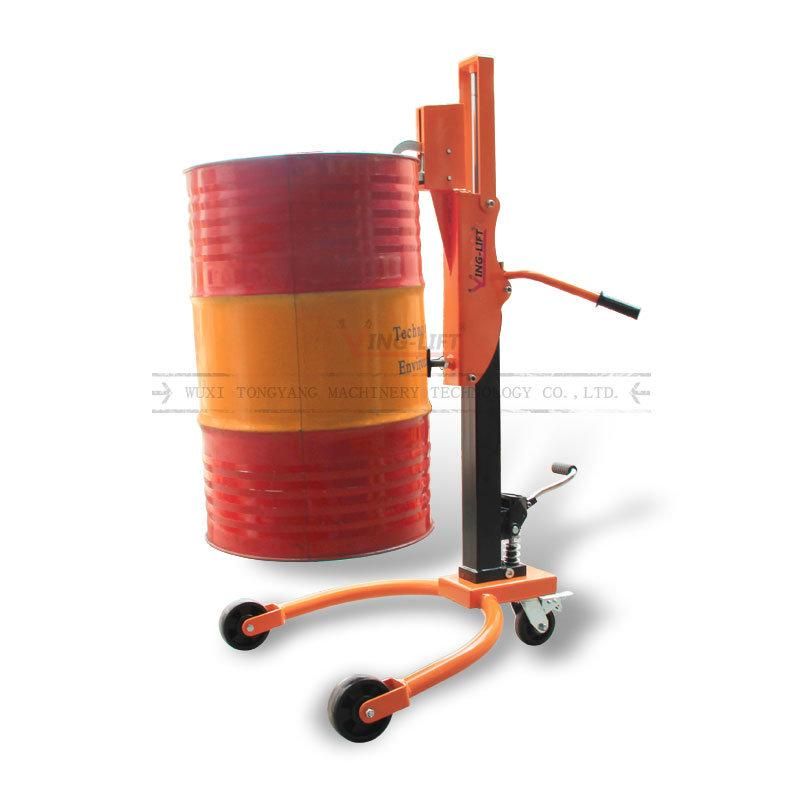 Factory Production and Exporting 350kgportable Hydraulic Hand Drum Truck