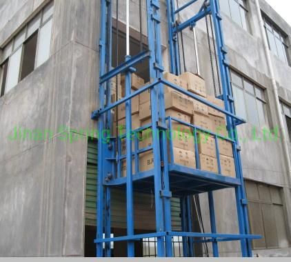 Leading-Rail Hydraulic Cargo Lift Platform