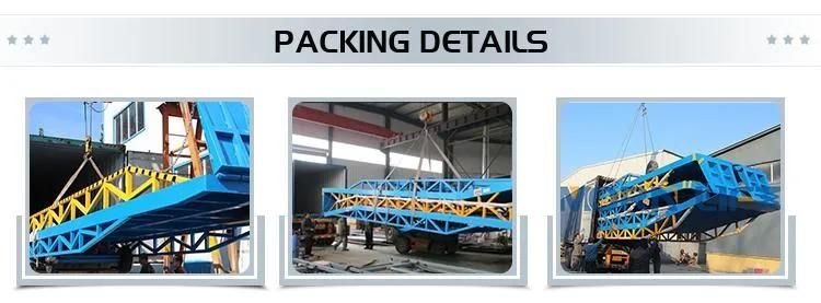 Morn CE, ISO Hydraulic Loading Container Forklift Dock Ramp with 9001