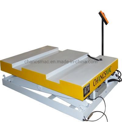 Scissor Lift Table with Groove