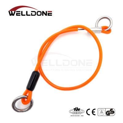 Professional Design PVC Coated Galvanized / Nylon Coated Steel Wire Rope Sling with Fittings