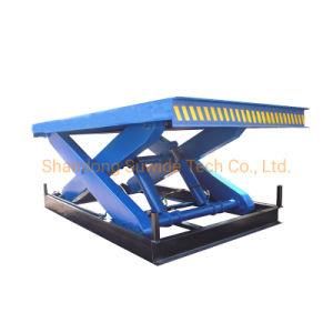 Customizable Stationary Single Hydraulic Heavy Scissor Loading Dock Fixed Scissor Lift Table