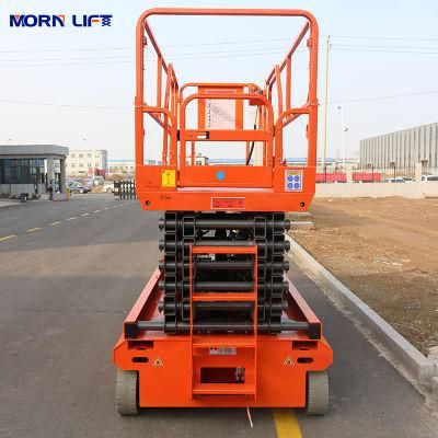 Power Battery Morn Nude Packing Electric Man Movable Hydraulic Scissor Lift
