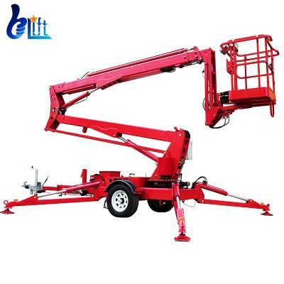 10m-20m Towable Portable Lifting Mechanism Work Platform Lifts Hydrolic Lift Manufacturer