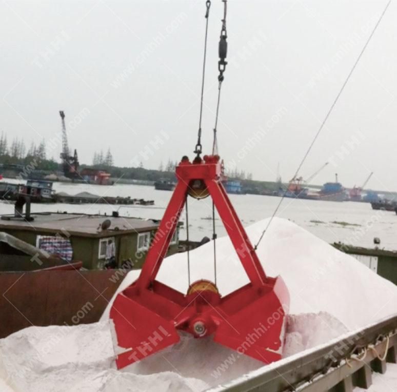 Motor Hydraulic Two Shell Grab for Handling Bulk Cargo with CE Certificate