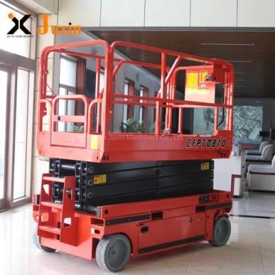 12m Hydraulic Battery Power Man Lift Self Propelled Scissor Lift