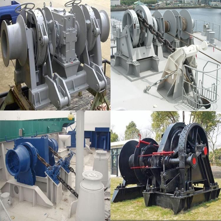 10000 Lb Double Drum Machine Manual Hand Marine Electric Winch Suppliers for Anchor