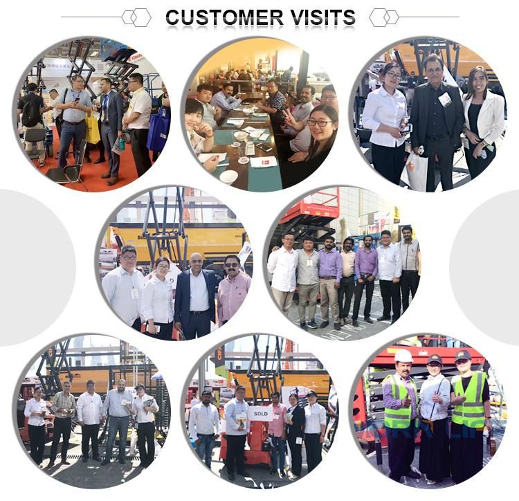 Free Spare Parts and 24h Online Service Battery Self-Propelled Man Table Movable Hydraulic Scissor Lift