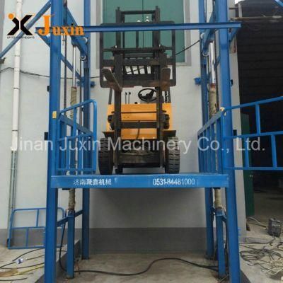 Hydraulic Lifting Platform for Cargo Transfer to Different Level