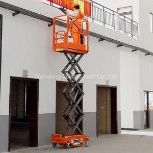 High Quality3m 3.5m Mini Hydraulic Platform Aerial Work Mobile Self Propelled Electric Scissor Lift