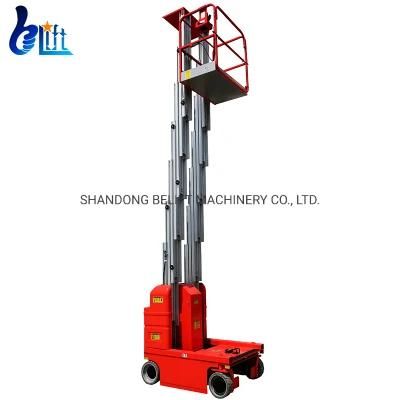 9.5m Manufacturer Wholesale Vertical Dual Mast Self Propelled Automatic Lifts