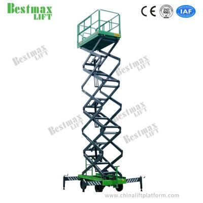 11 Meters Industrial Hydraulic Scissor Lift Platform for Aerial Work