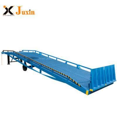 6-15t Mobile Electric Hydraulic Container Loading Ramp with Cheap Price