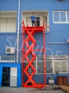 2m 1ton 2ton 3 Ton 3.5ton 5ton Hydraulic Vertical Indoor Electric Mini Warehouse Goods Cargo Manual Scissor Platform Lift Table