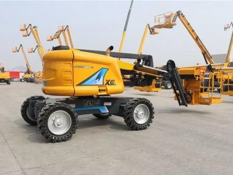 Factory Xga16 Hydraulic Lift 14m Mobile Articulated Aerial Work Platform Equipment Price