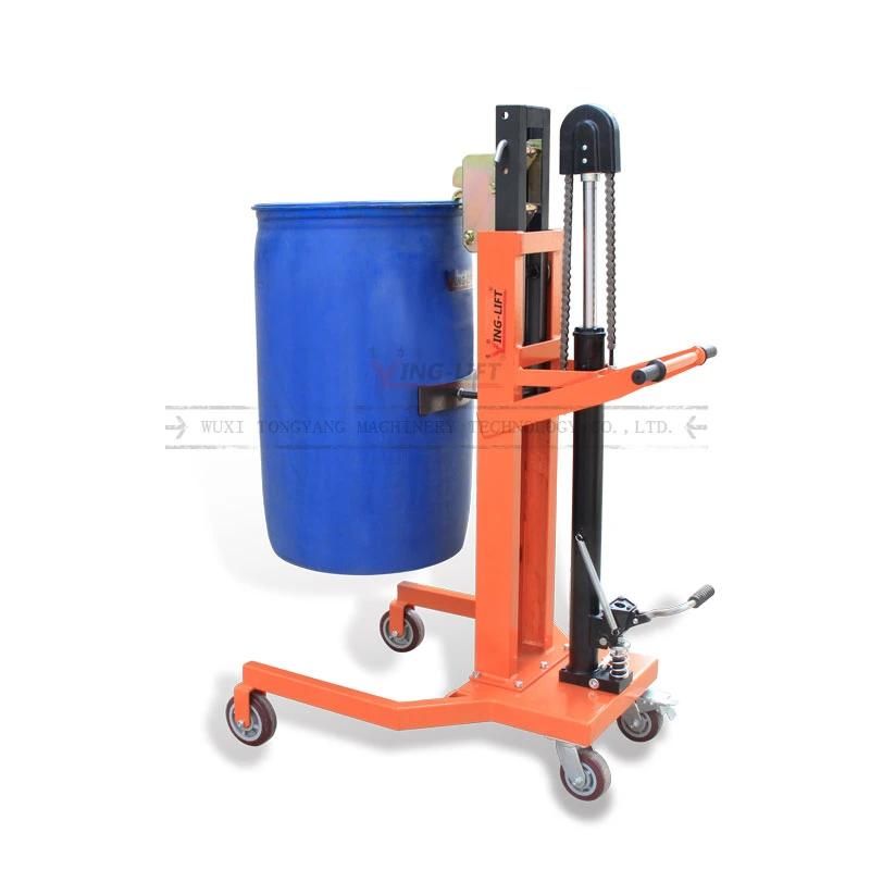 The Capacity of 450kg Hydraulic Drum Carrier, Eagle-Grip Structure Is Suitable for 55 Gallon Steel Drums and 200L Plastic Drums